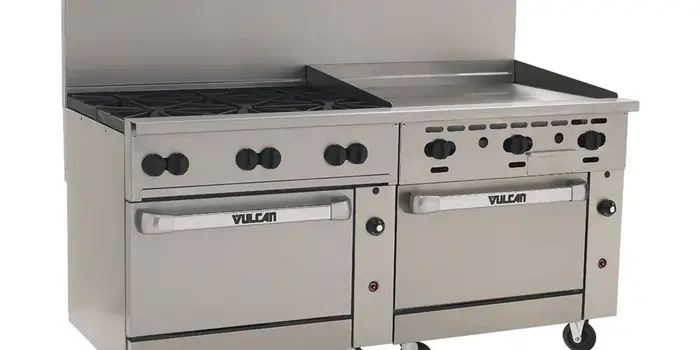 heavy duty gas top cooker