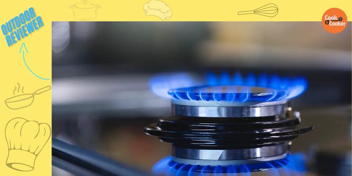 heavy duty 4 burner gas top cooker 