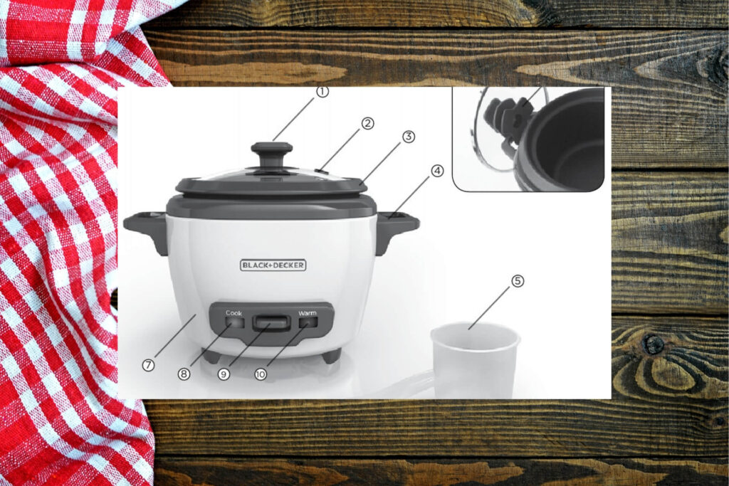 black and decker rice cooker instructions